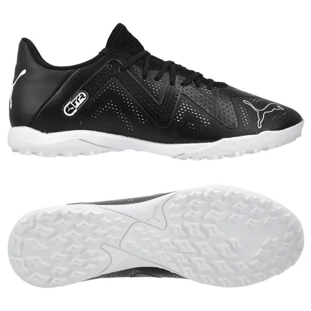 Puma Future Play It Jr. Sport Shoes - Black/White, US 5.5